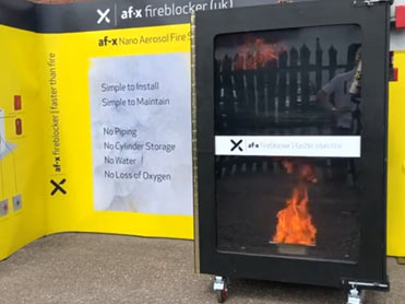 AF-X Fireblocker Nano Fire Test